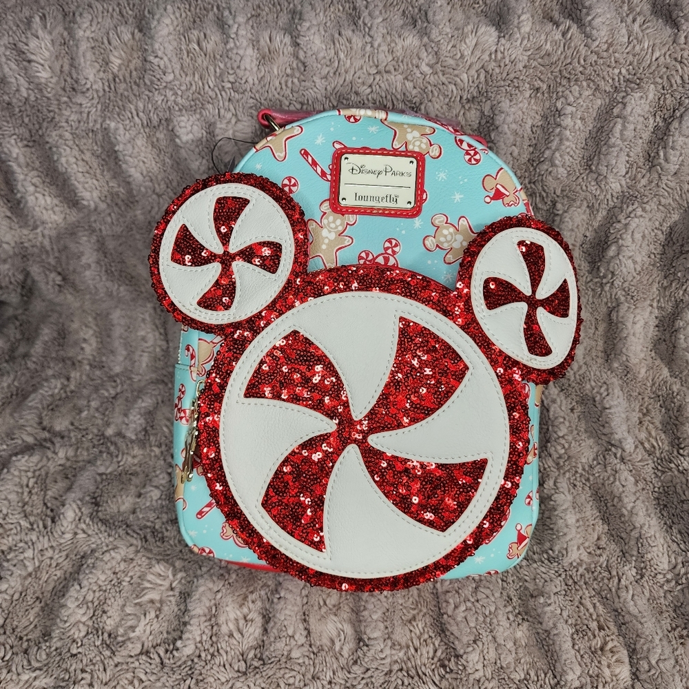 LOUNGEFLY Holiday Treats Mini Backpack - Picture 3 of 7